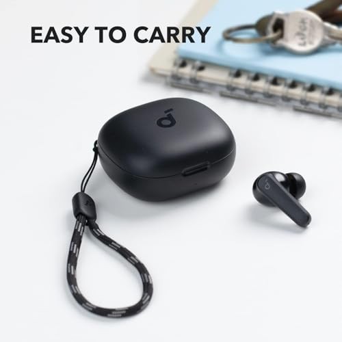 Soundcore by Anker P20i True Wireless Earbuds, 10mm Drivers with Big Black