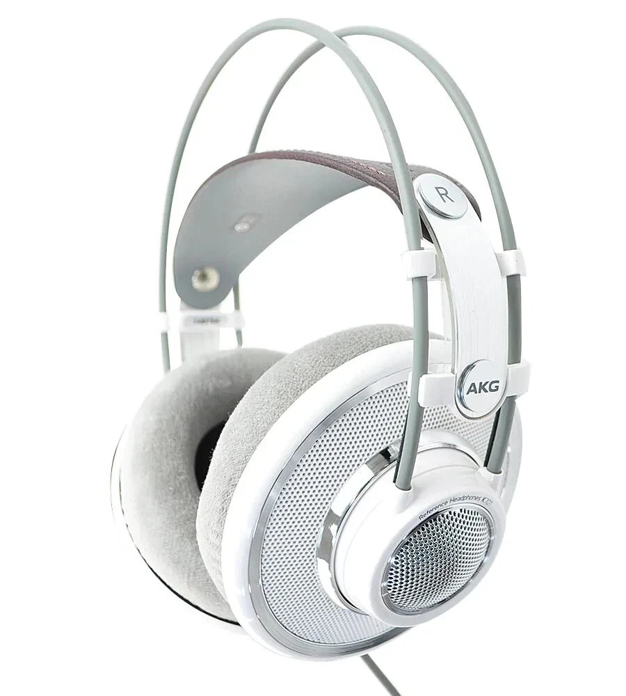 AKG Pro Audio K701 Reference Class Premium Headphones, White