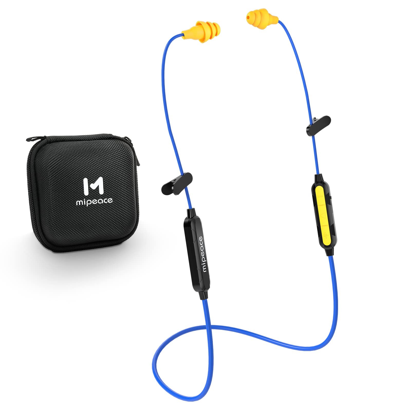 MIPEACE Bluetooth Work Earplugs Headphone,Wireless in-Ear standard, Black