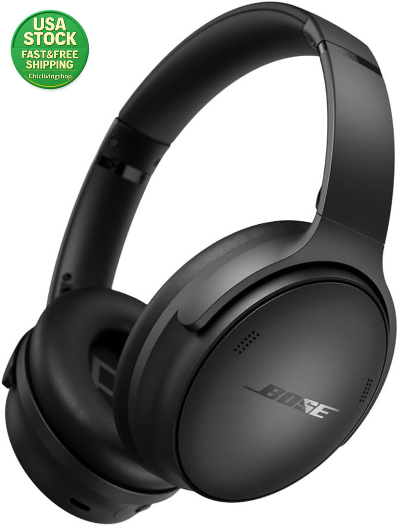 Bose Quietcomfort Wireless Bluetooth Headphones over Ear Noise Cancelling Black
