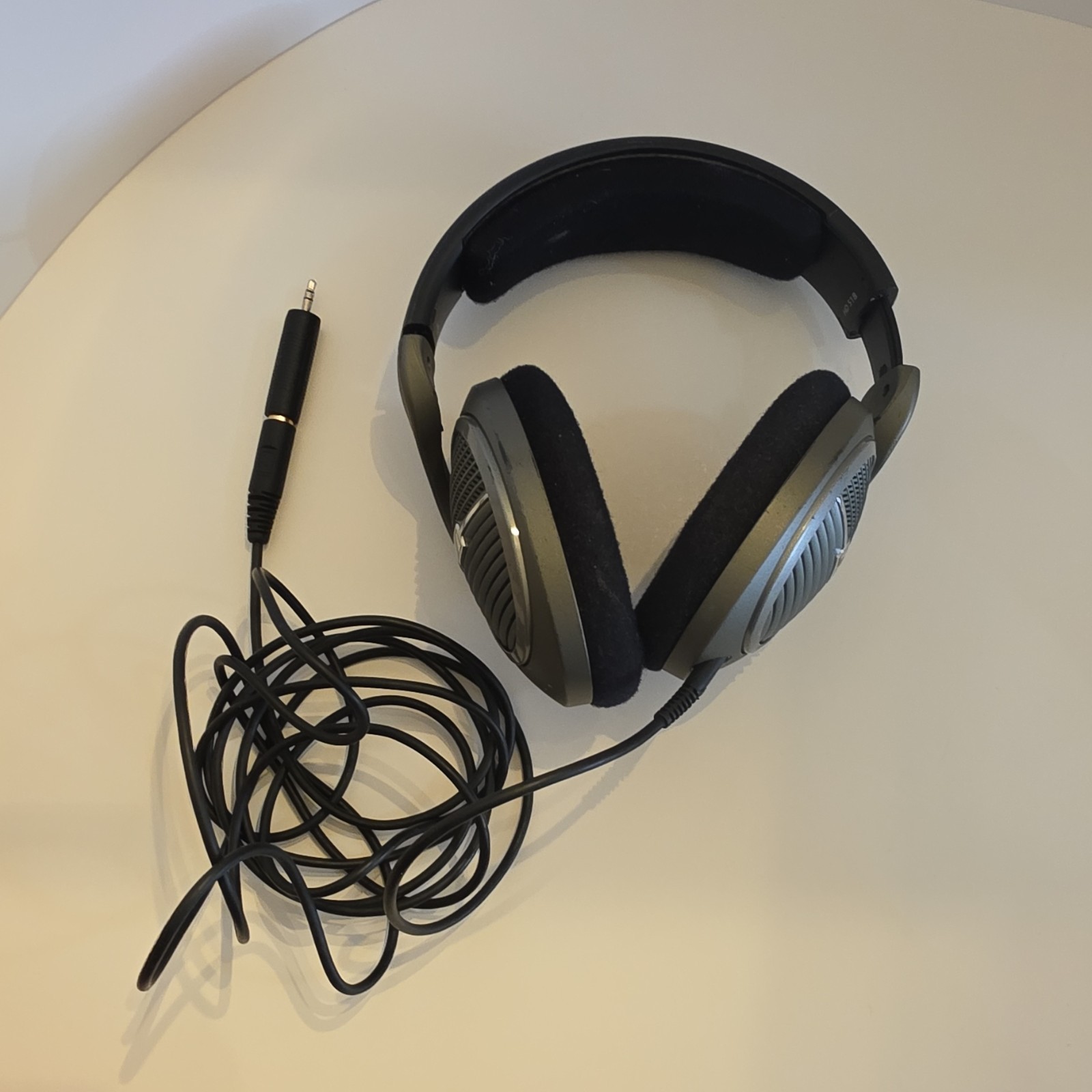 Sennheiser HD 518 Open Back Over-Ear Wired Headphones 3.5mm Black Gray Tested