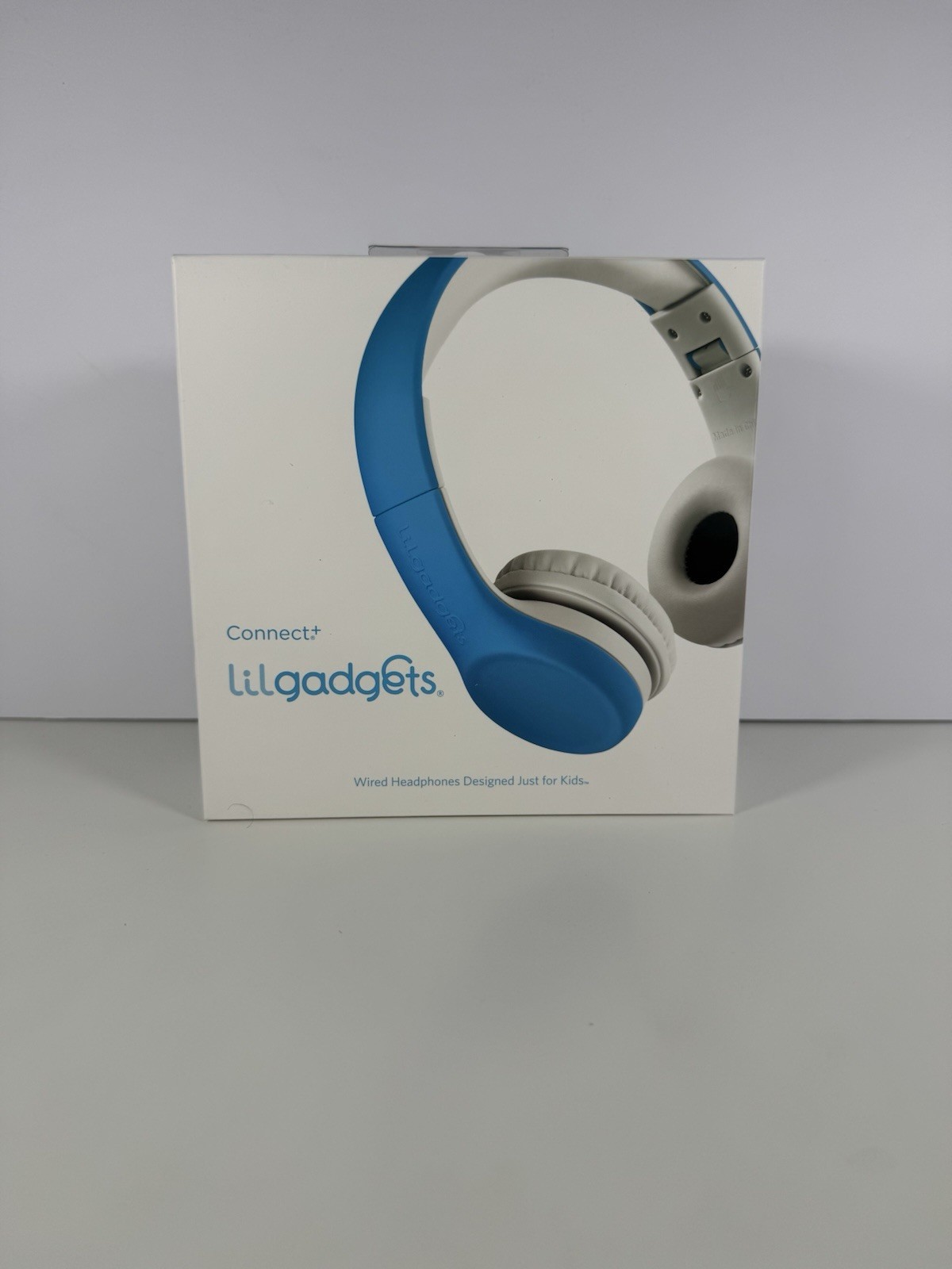 LilGadgets Connect+ Style Kids On-Ear Wired Headphones Blue 93dB New Sealed