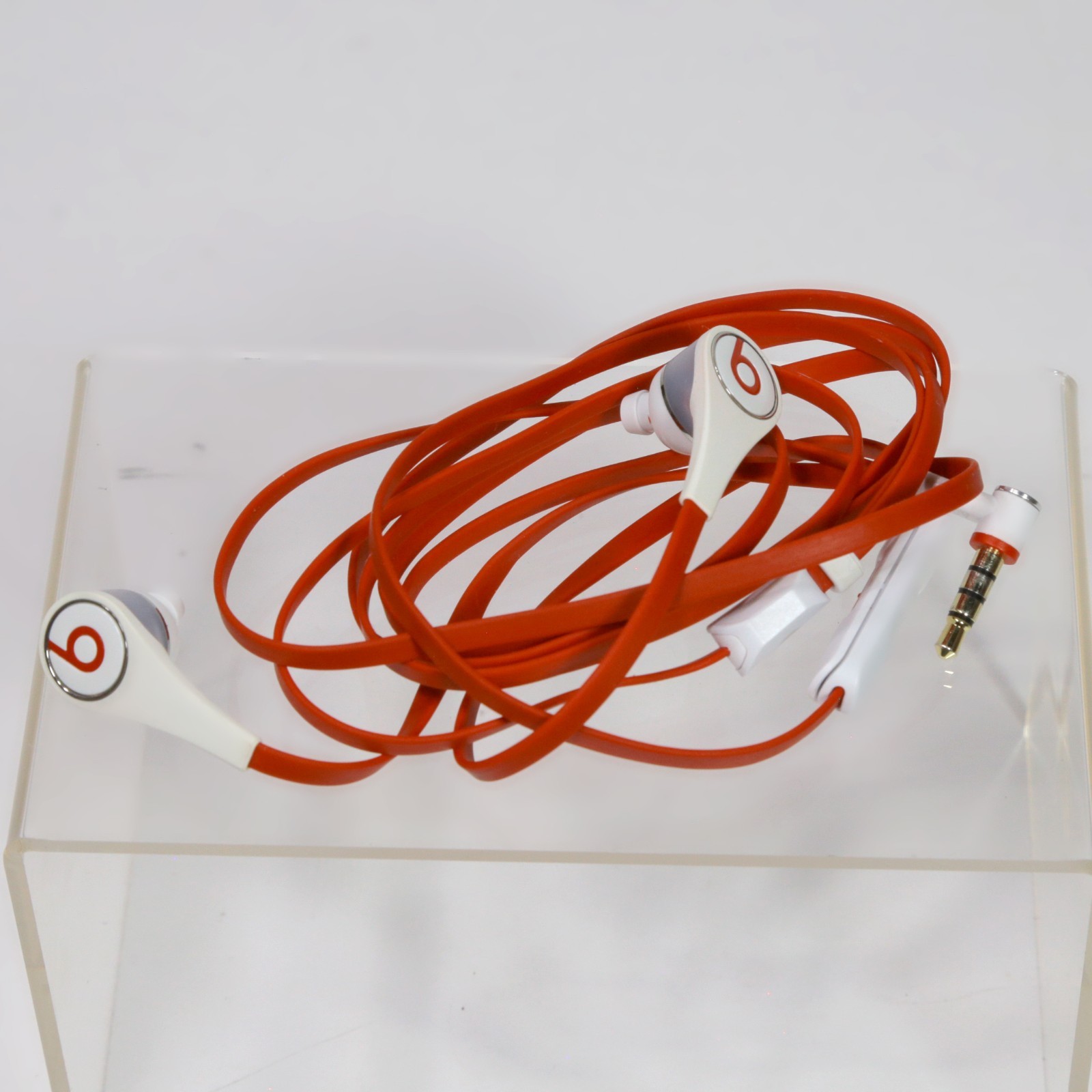 Beats by Dr. Dre Tour In-Ear Earbuds (810–00009) White/Red – ORIGINAL BOX / CASE