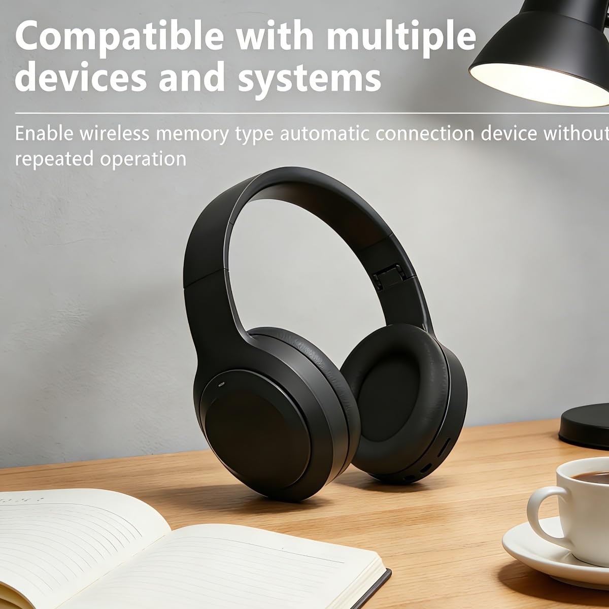 Wireless Bluetooth 5.4 Headphones Over Ear ,Noise Reduction Wireless Headphon…