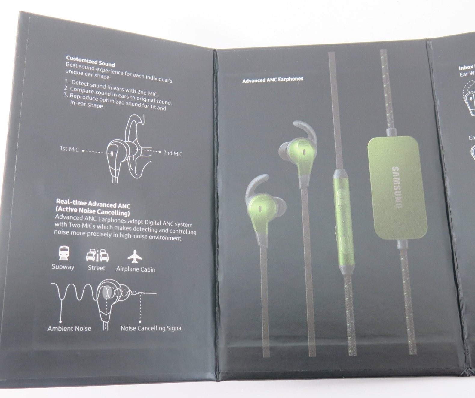 Samsung Active Noise Cancellation Wired Metallic Green Earbuds – IG950
