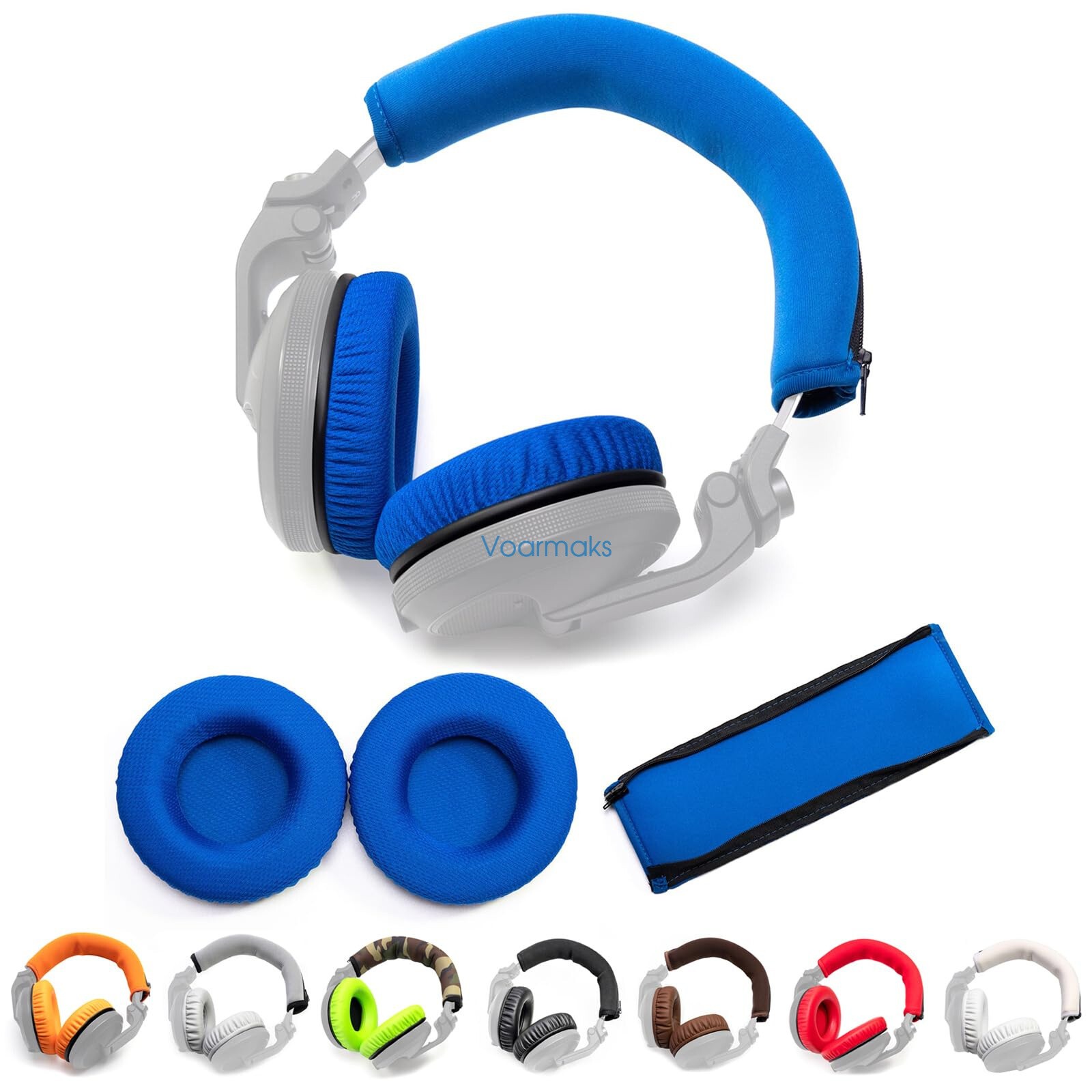 Protein Leather Ear Pads For Pioneer HDJ-X5/X5BT X7/X7BT X10 Headband Kit