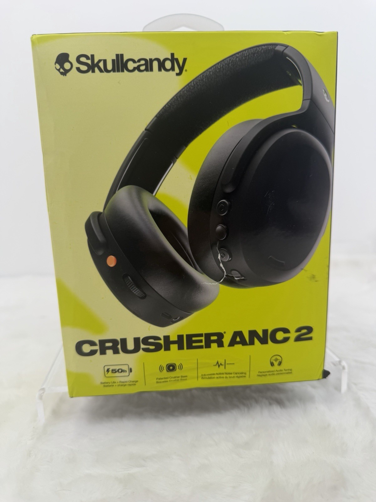 Skullcandy Crusher ANC 2 Bluetooth Wireless Headphones – Black Open Box