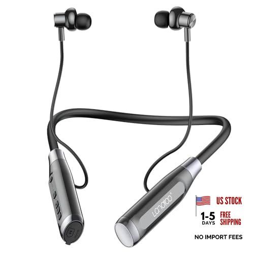 LANDIBO Wireless Bluetooth 5.0 Neck Earbuds with 100 Hours of Playback, A12