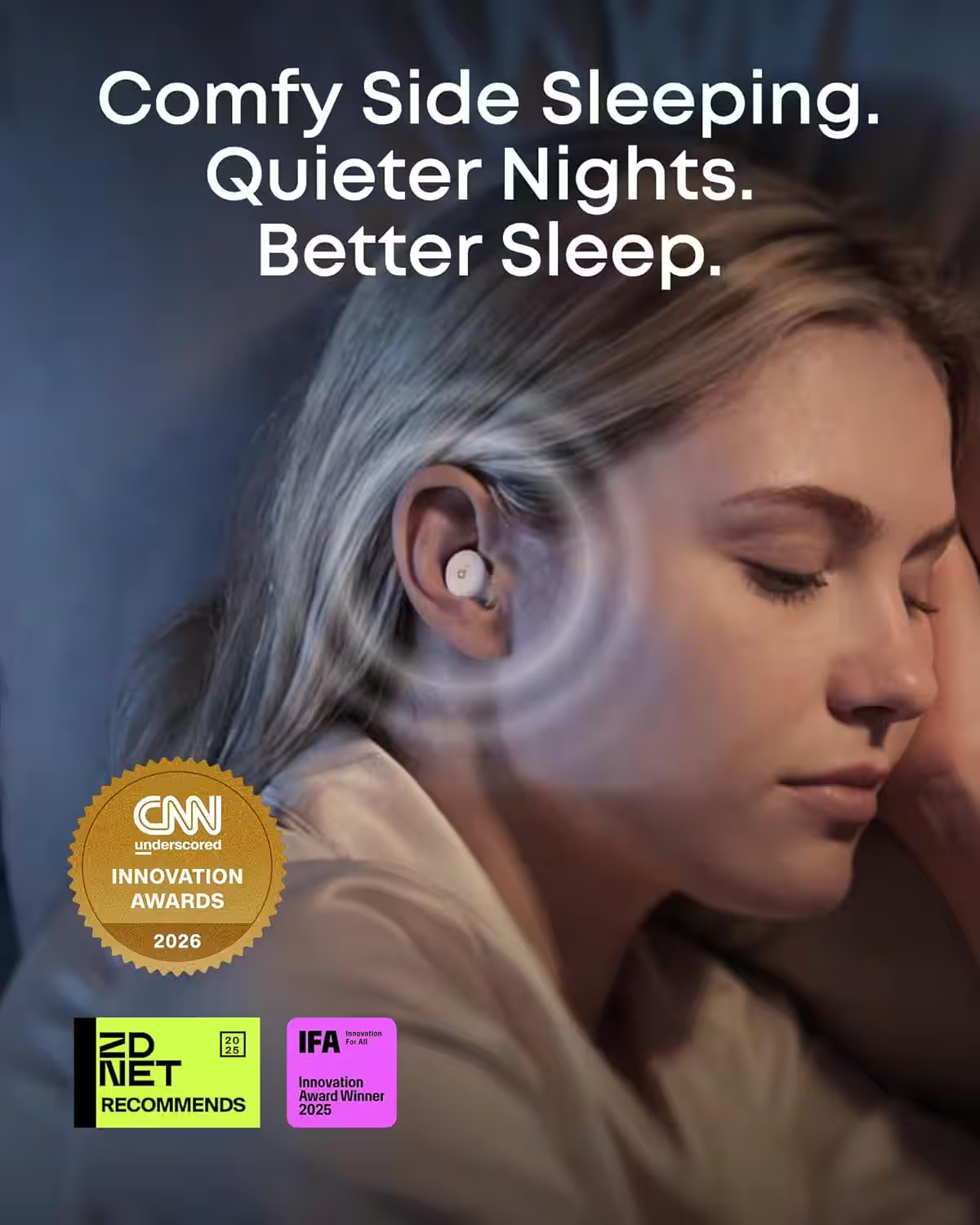 Soundcore – by Anker Sleep A30 Smart Wireless In-Ear Sleep Earbuds, Bluetooth…
