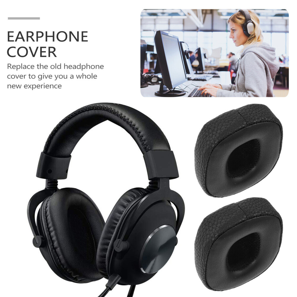 Round Headphone Pads Headphones Ear Covers Headphones Ear Cushion Kit