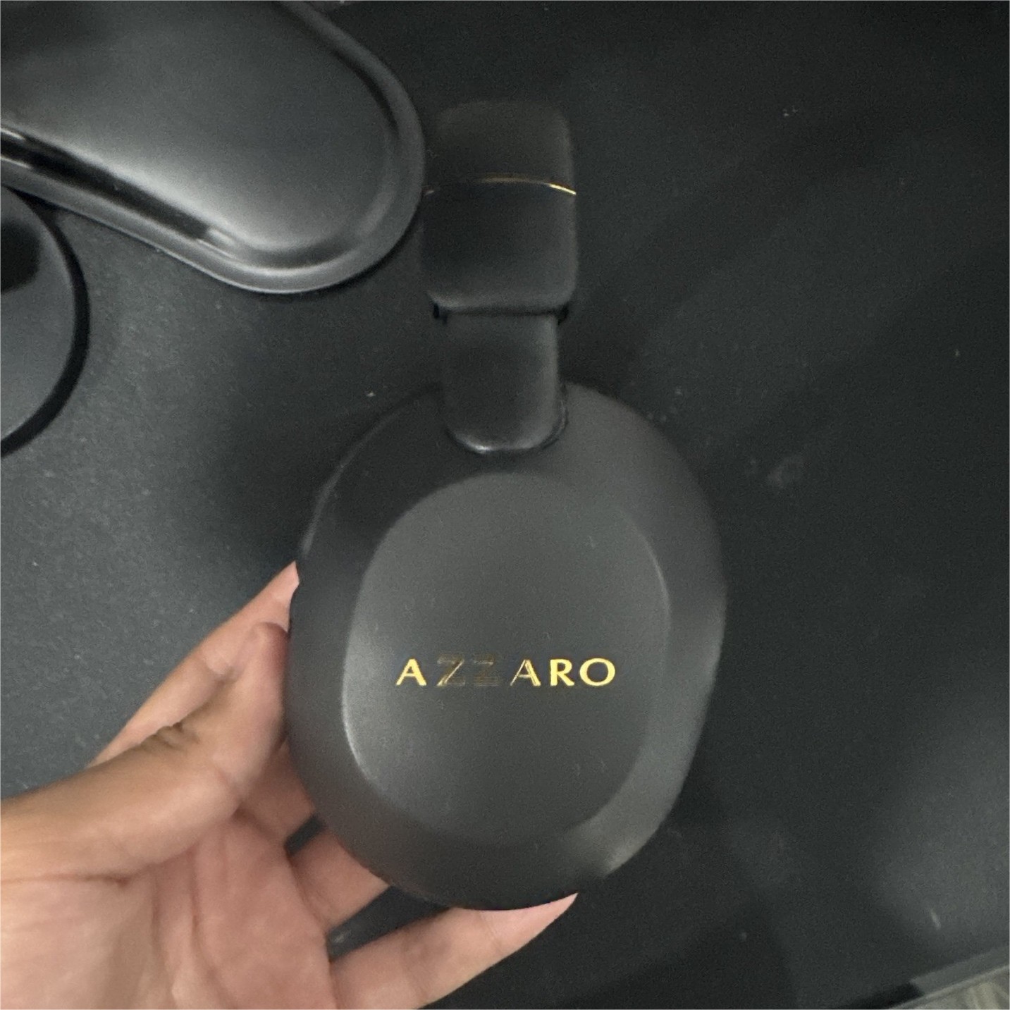 Azzaro Over-Ear Bluetooth Wireless Foldable Headphones w/ Mic 40mm Black
