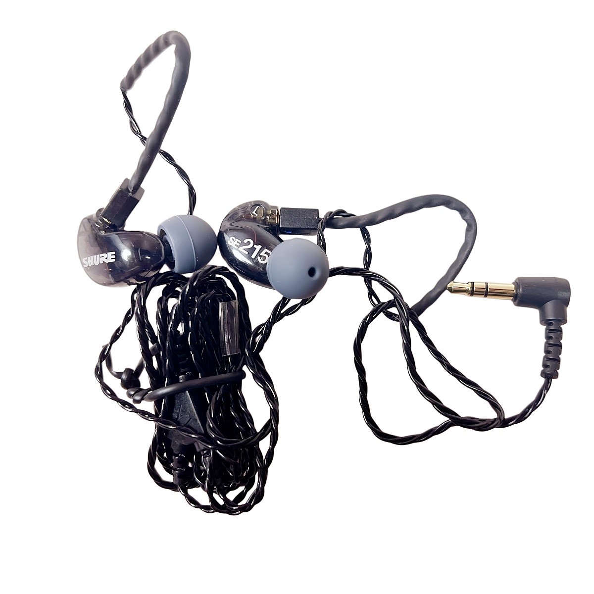 Shure SE215K Professional In Ear Live Sound Monitoring Headphones Black Earbuds