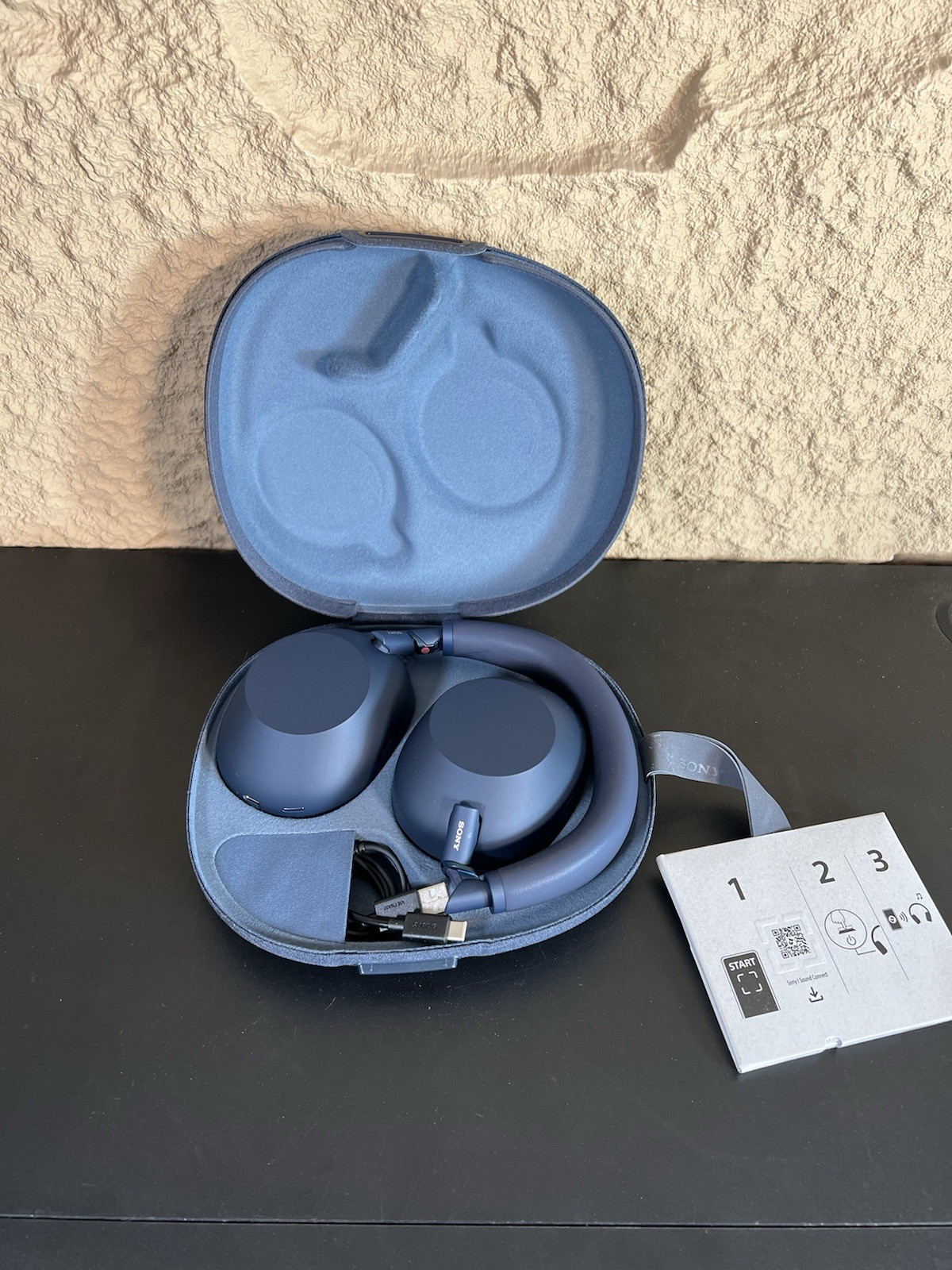 New Sony – WH1000XM6- Best Wireless Noise Canceling Headphones – Midnight Blue