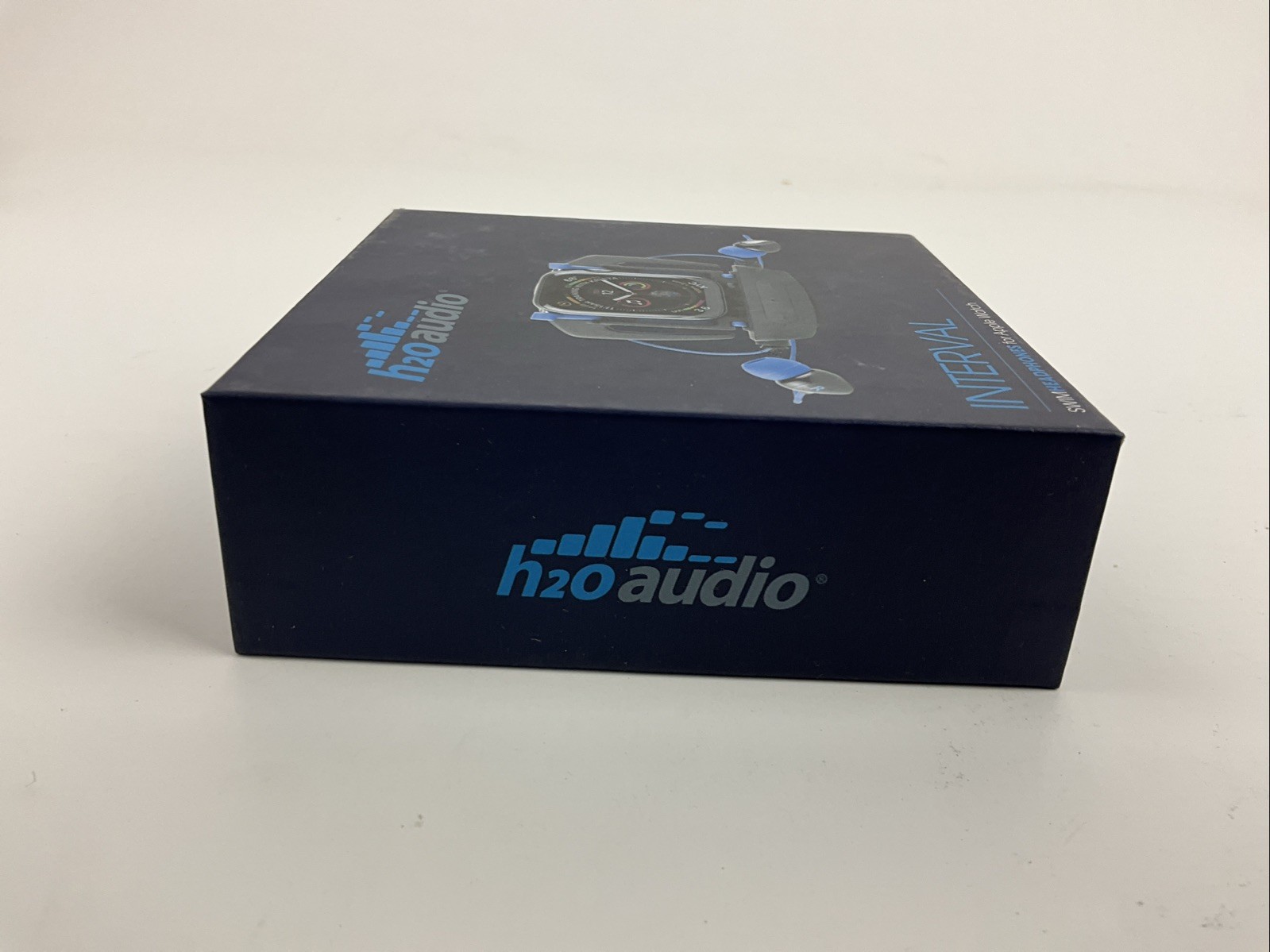 h2o audio interval swim headphones for apple watch series 2, 3, 4, 5, waterproof