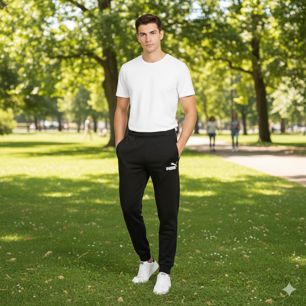 Puma Men Trousers Excellent For Winter Modern And Very Comfortable Size L