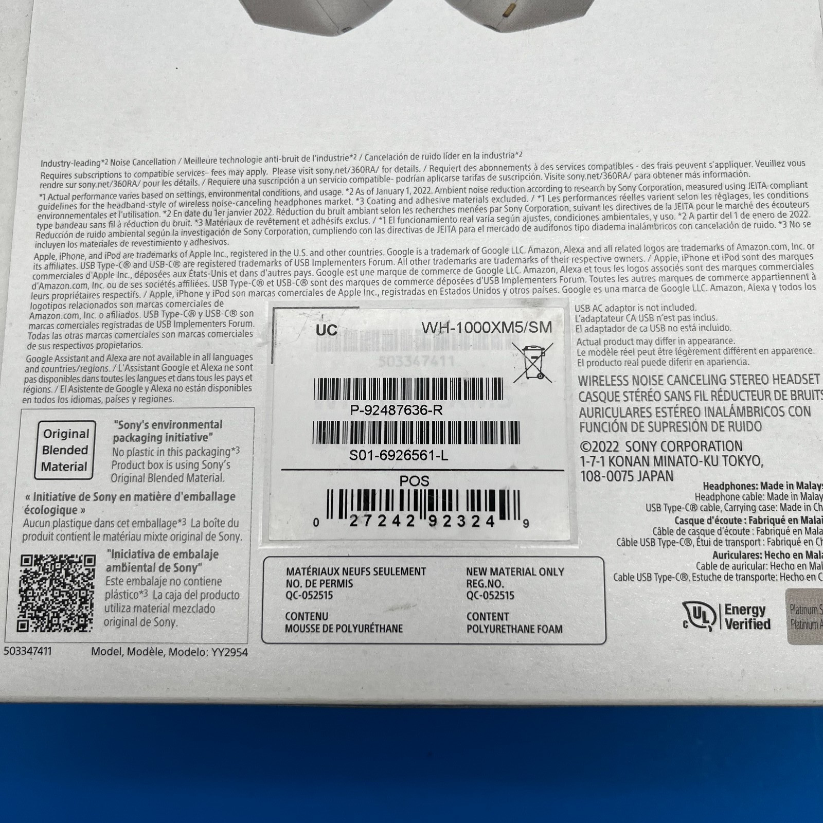 Sony WH-1000XM5/S Wireless Industry Leading Noise Canceling Bluetooth Headphones
