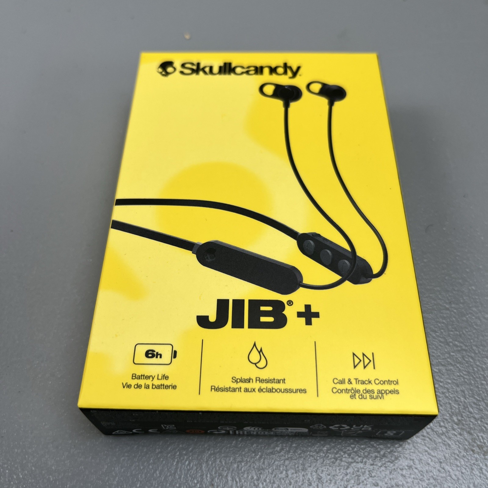 Skullcandy Jib+ Bluetooth Wireless Earbud Headphones S2JPW Black Brand New