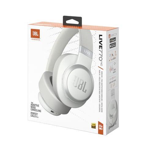 JBL JBLLIVE770NCWHT Headphones Wireless Over-the-ear Bluetooth White 32 Ohms New