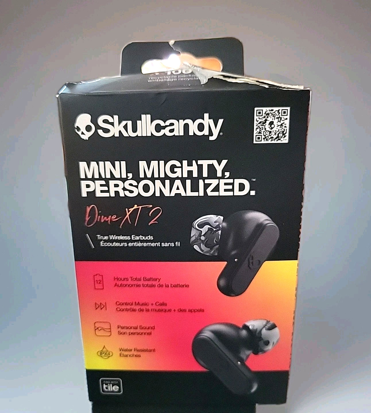 Skullcandy Dime XT 2 TWS Wireless Bluetooth Earbuds Personal Sound S2DBW-Q740