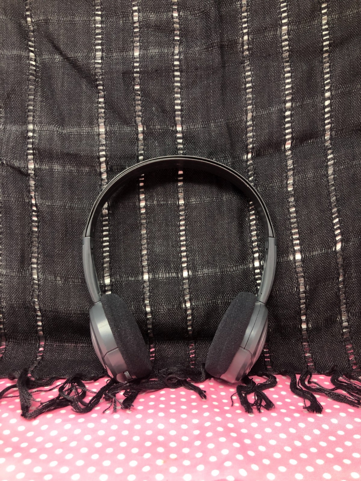FM Transmitter with Wireless Headphones