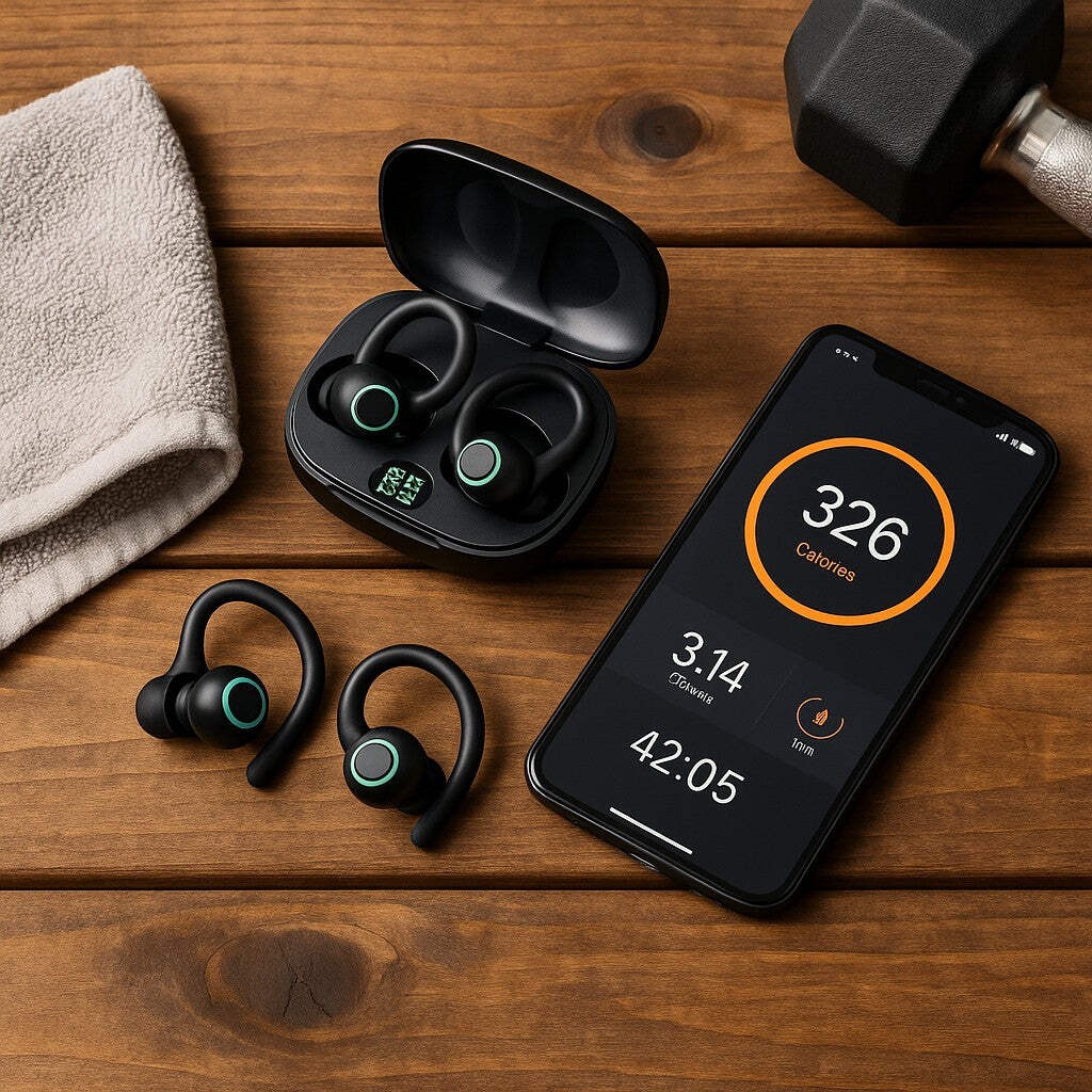 Sport Super Bass True Wireless Earbuds Ear-Hook TWS Bluetooth
