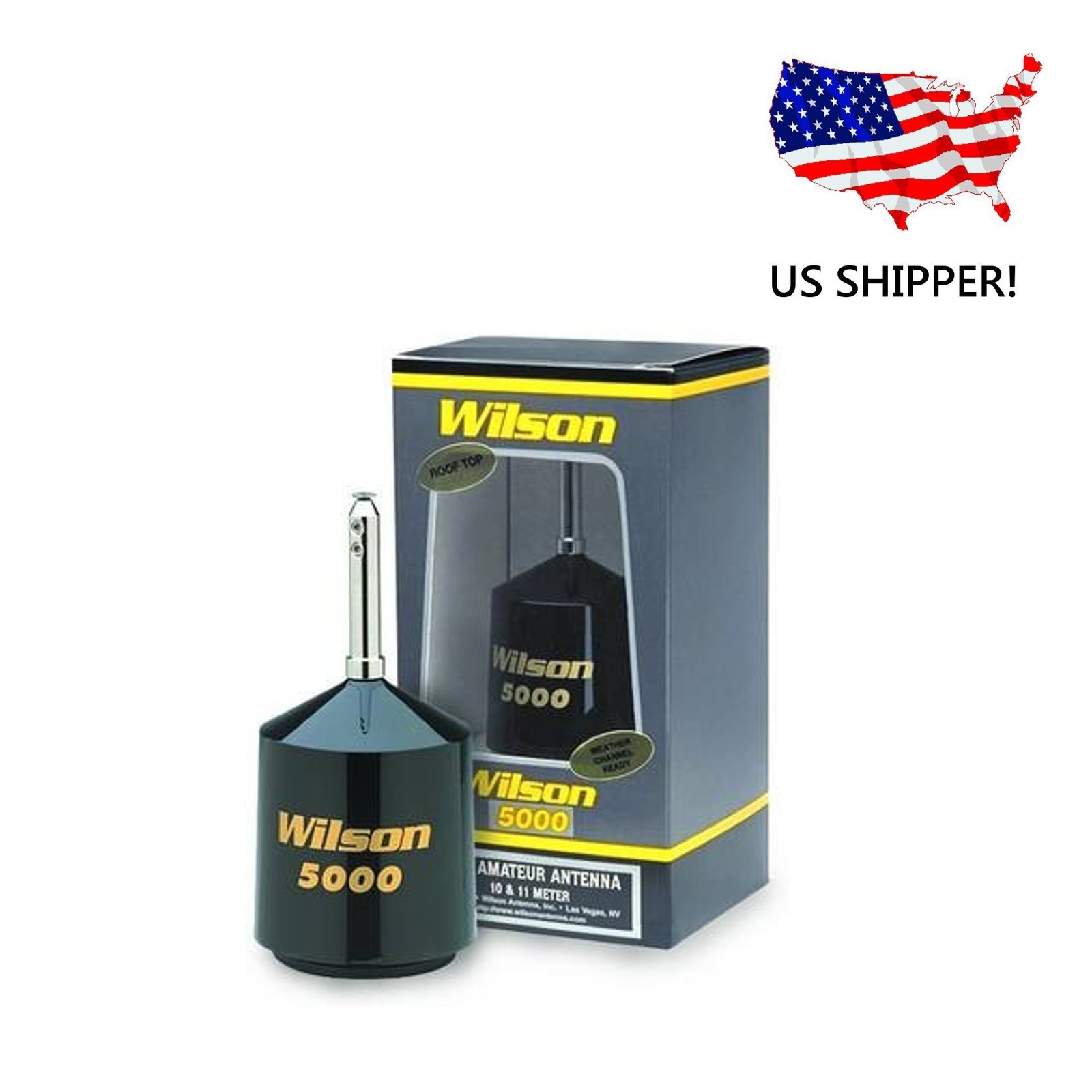 Wilson Antenna W5000 Series Roof Top Mount Mobile CB Antenna Kit