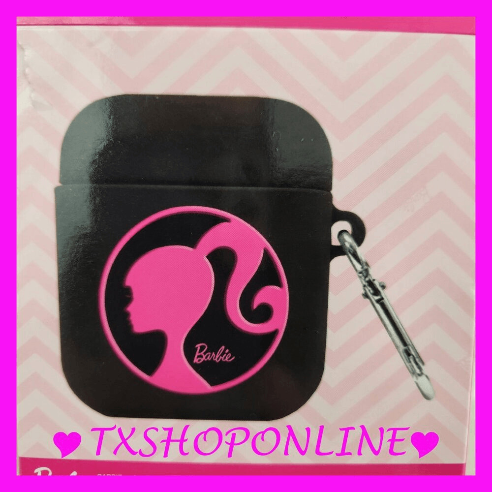 Barbie AirPods Case Pink Black Generation 1 & 2