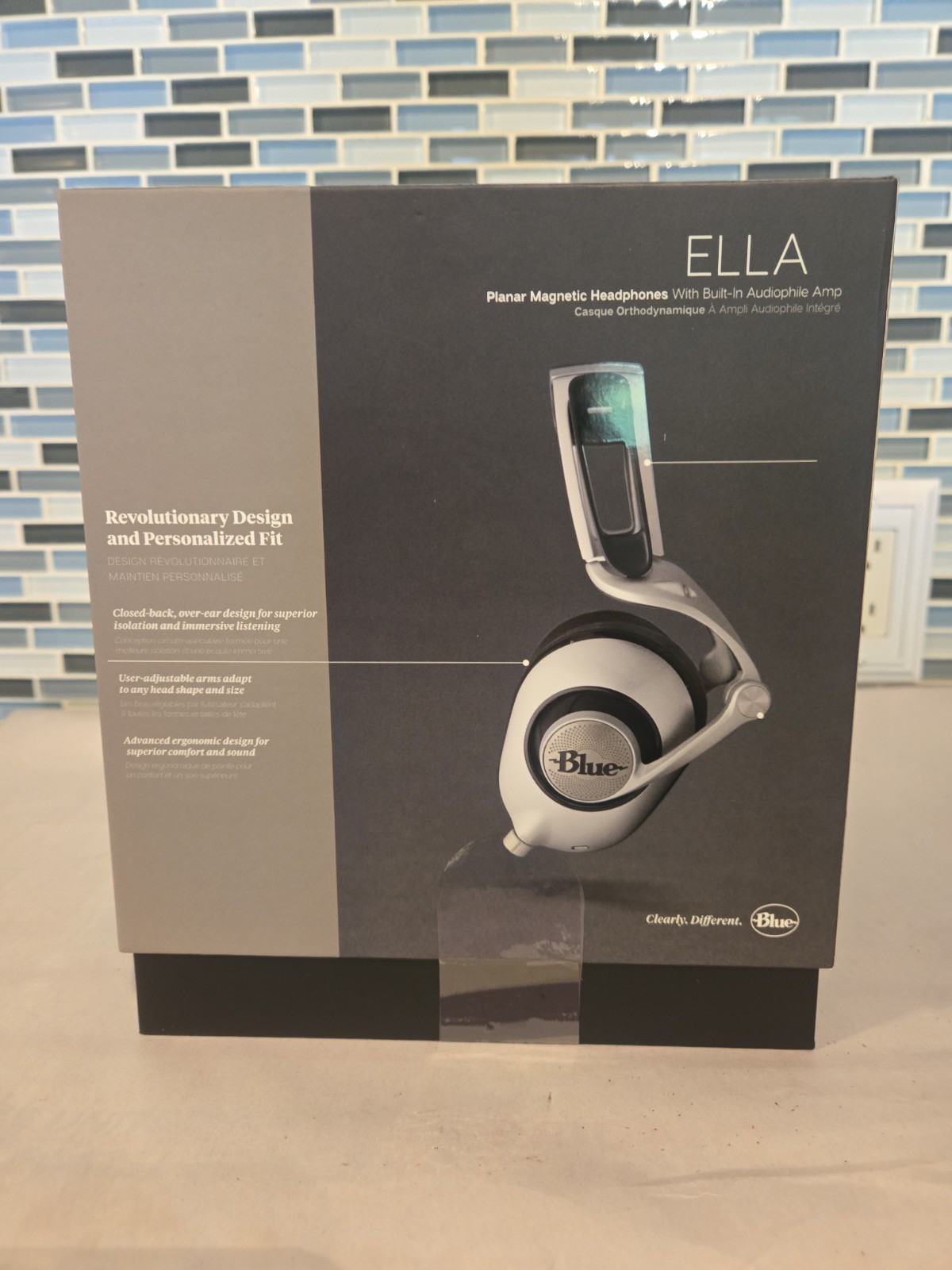 New Blue Ella Planar Magnetic Headphones Built In Audiophile Amp