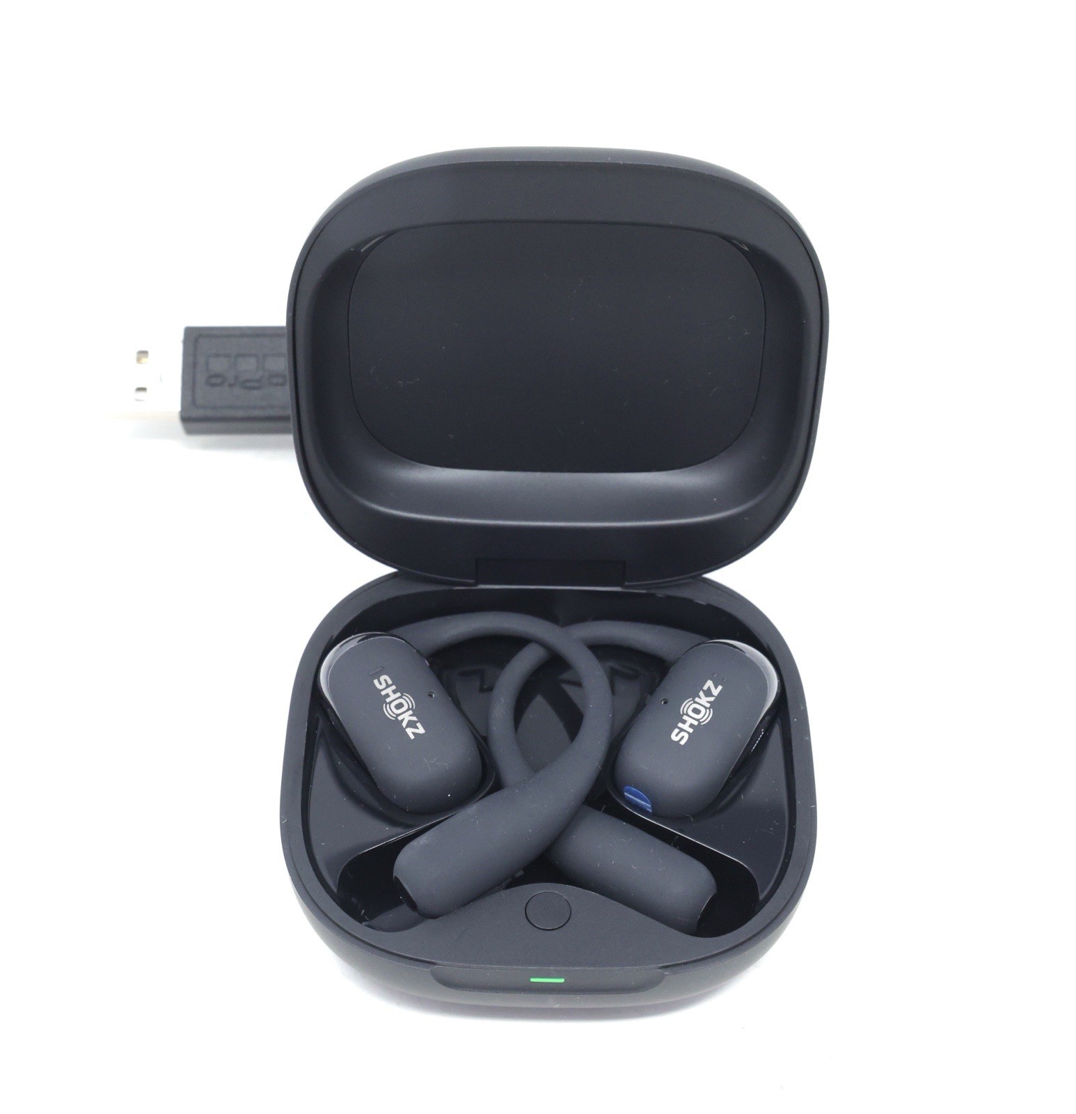 Shokz OpenFit 2 Open-Ear Bluetooth True Wireless Earbuds – Black (T920)
