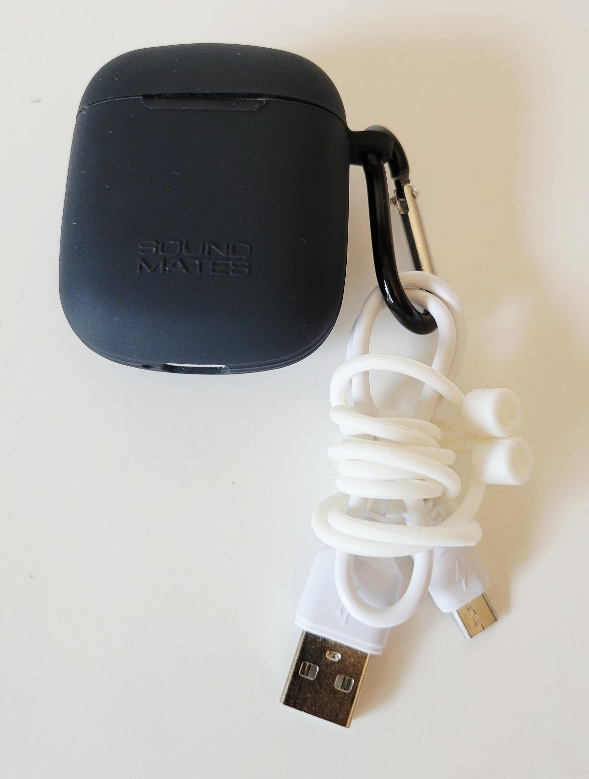 Tzumi Sound Mates Wireless Bluetooth Earbuds with Protective Charging Case