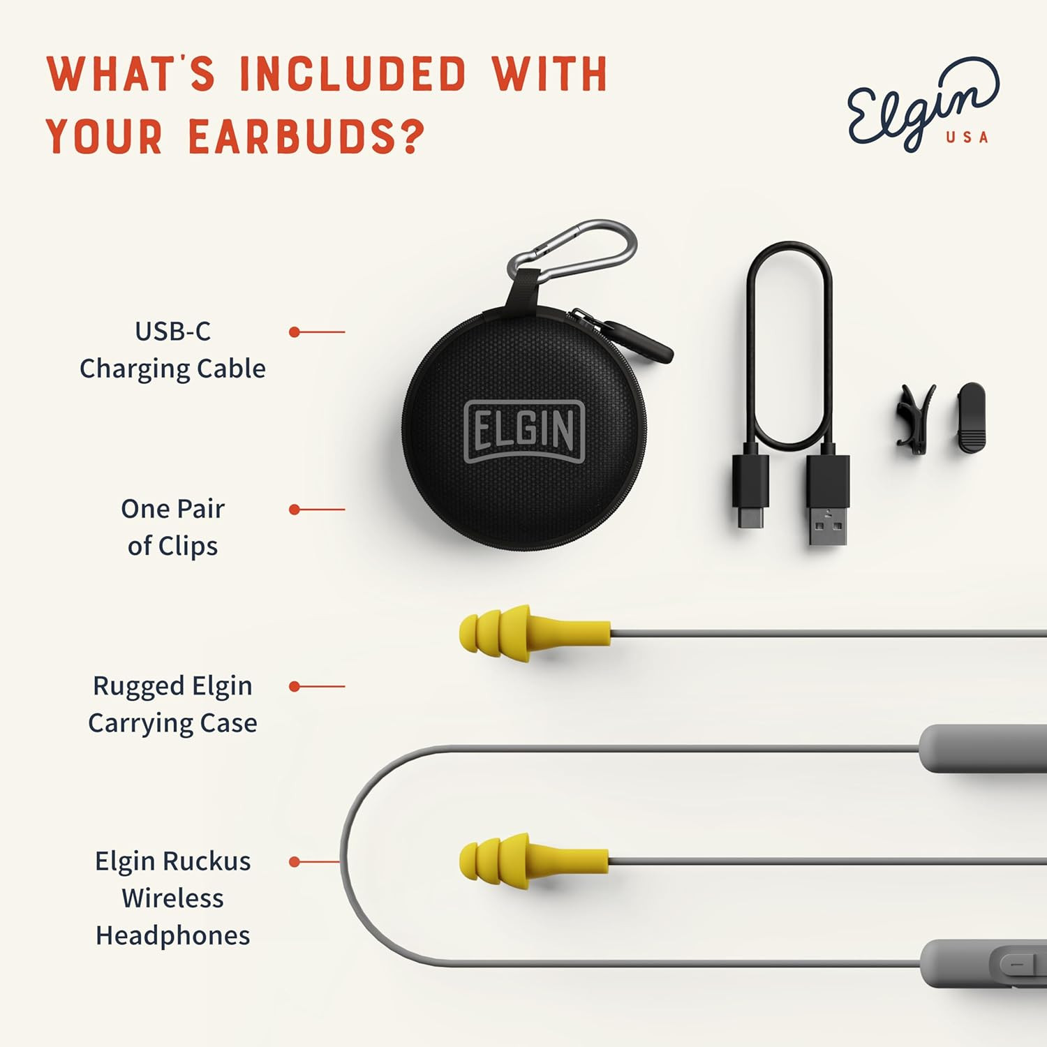 Ruckus Wireless Bluetooth Earplug Headphones, 25 Db NRR, Noise Canceling Mic, 12
