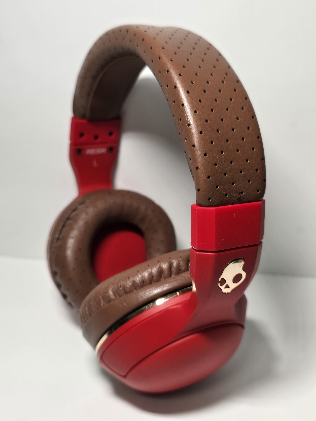 Skullcandy Hesh Brown And Red First Generation Headphones Operational