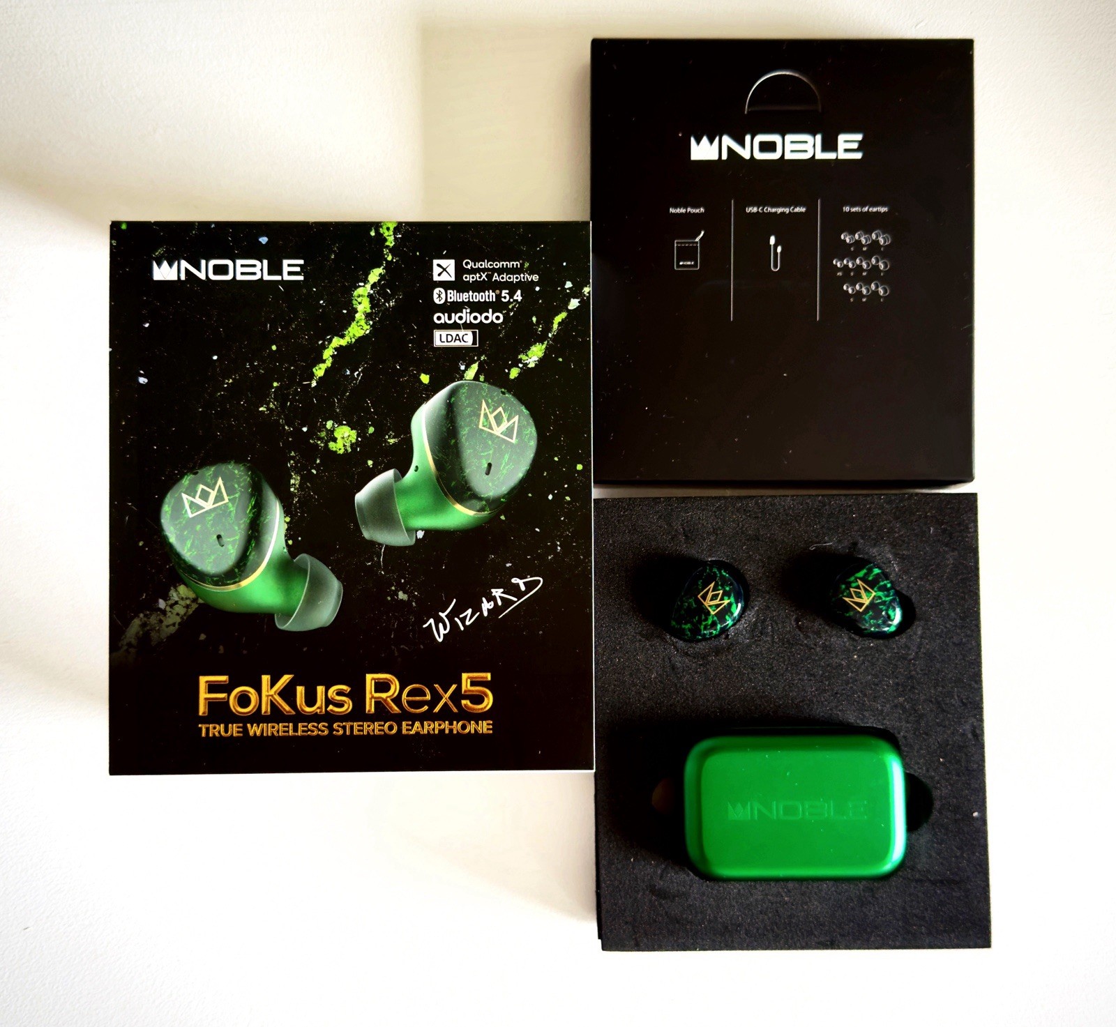 Noble Audio Fokus Rex5 True Wireless Bluetooth In-Ear Monitors NBA-FOKUS-REX5