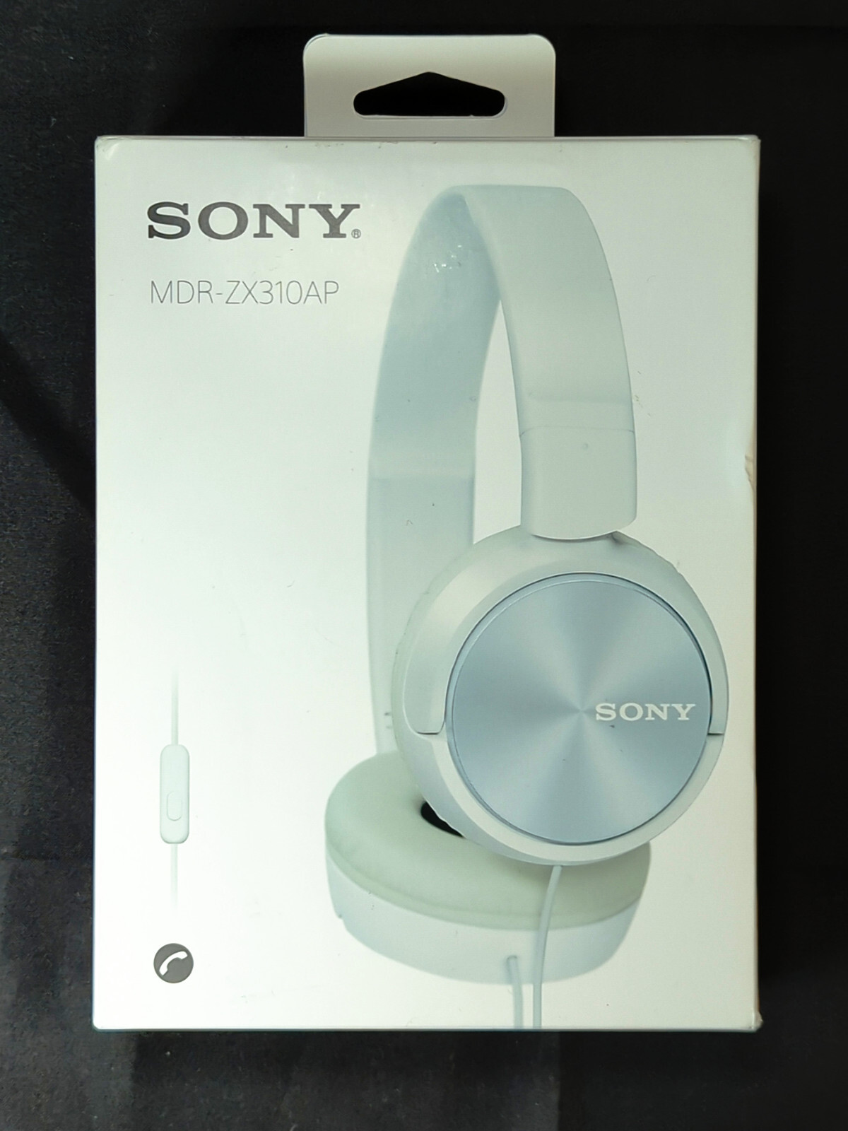 Sony MDR-ZX310AP ZX Series Wired On-Ear Stereo Headphones ZX310AP W/Mic White