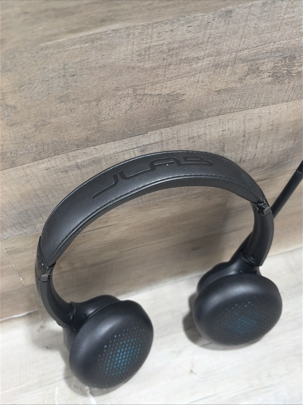 JLab Go Work Hybrid Bluetooth Wireless Headset – Black