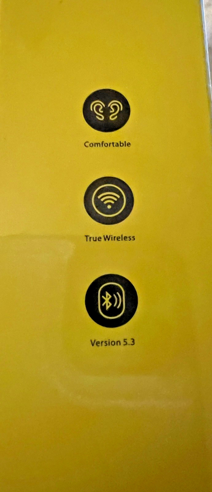 True Wireless Headphones New In Sealed Box, refer to Photos