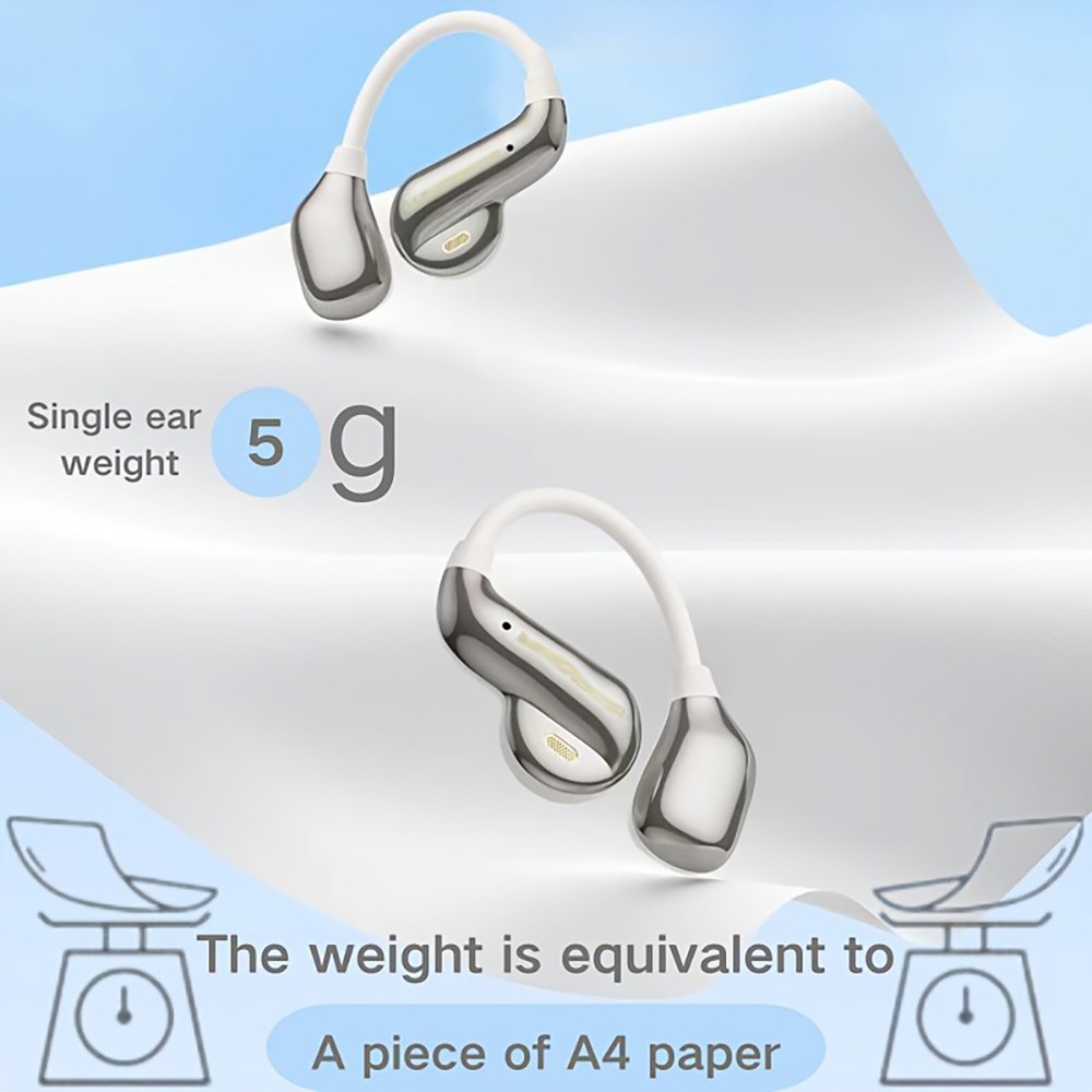 premium earbuds for ultra-light 5G open-ear hook headphones, daily/travel ready