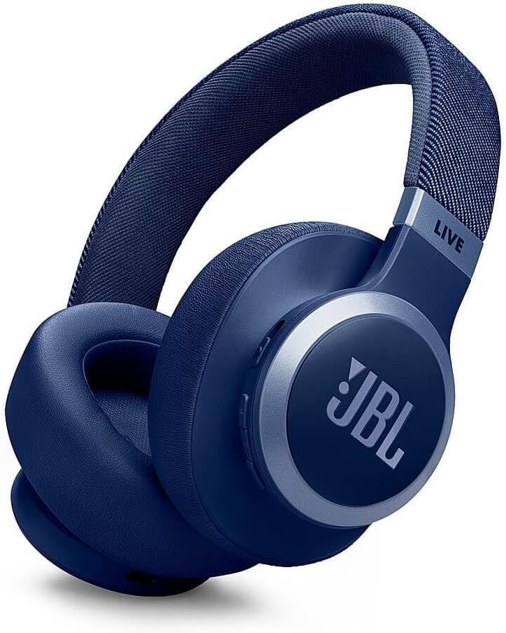Brand New JBL Live 770NC – Wireless Over-Ear NC Headphones Blue Free Shipping
