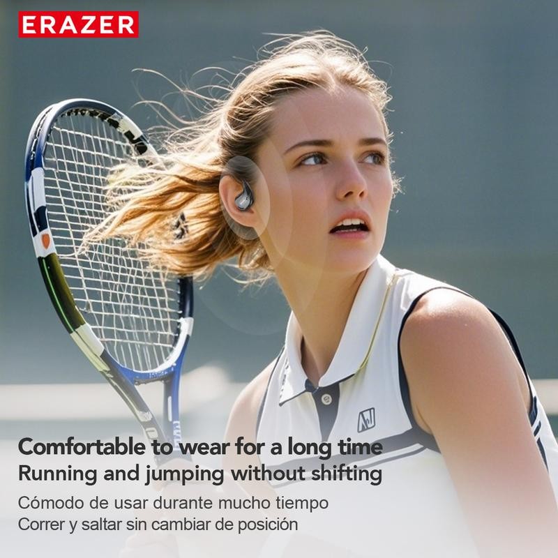 ERAZER XT66PRO Wireless Earbuds Bluetooth Headset AI Translator Beige+Earbag