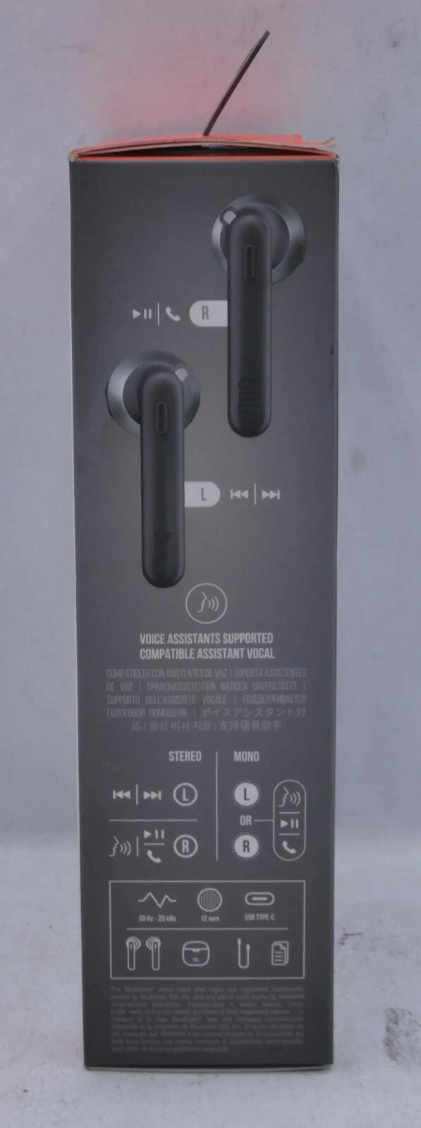 JBL TUNE 225TWS PURE BASS Wireless Earbuds Earphones Bluetooth Harman Black NEW