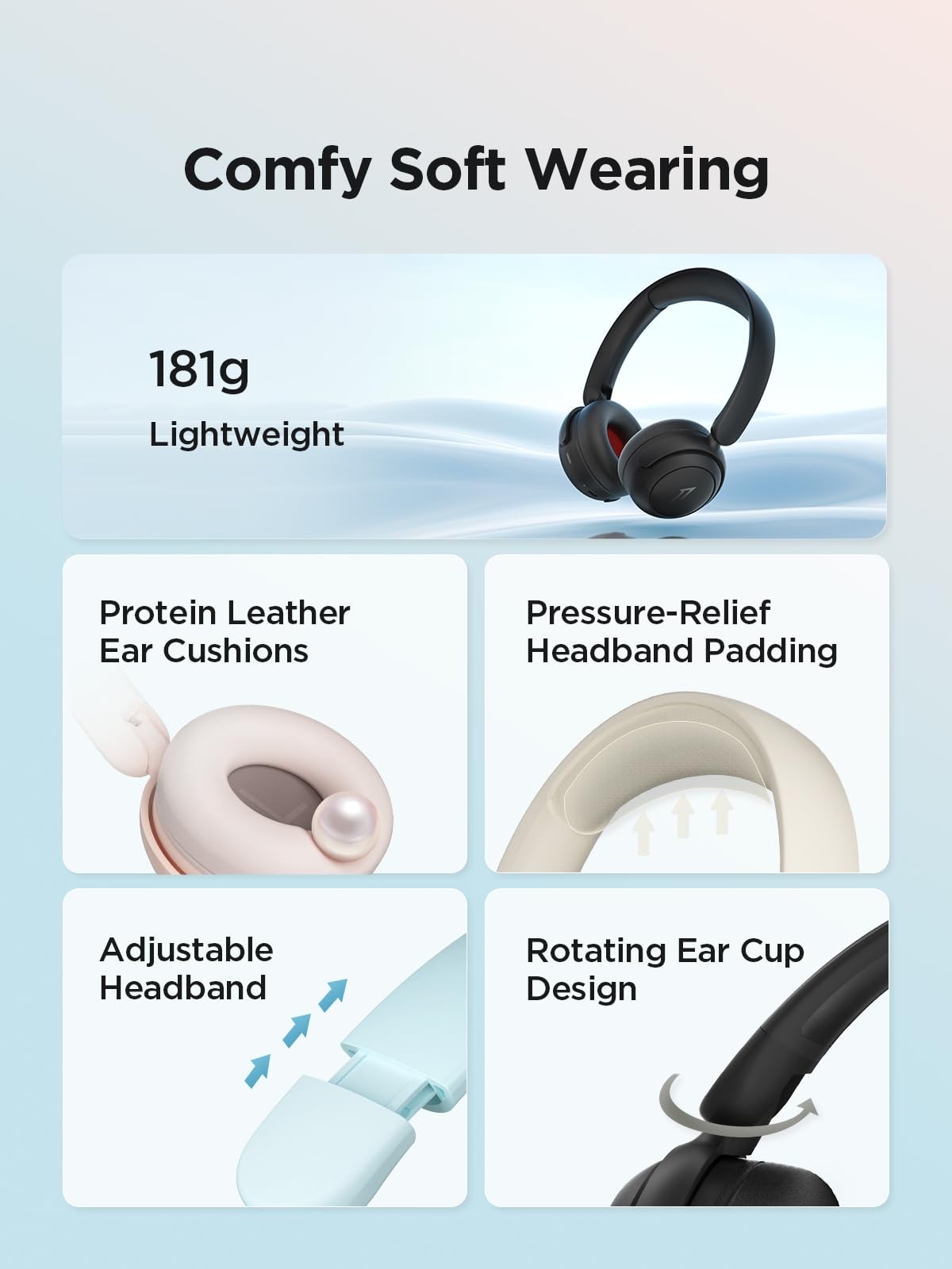 1MORE HQ20 Kids Headphones, Noise Cancelling Headphones for Kids, Smart Heari…