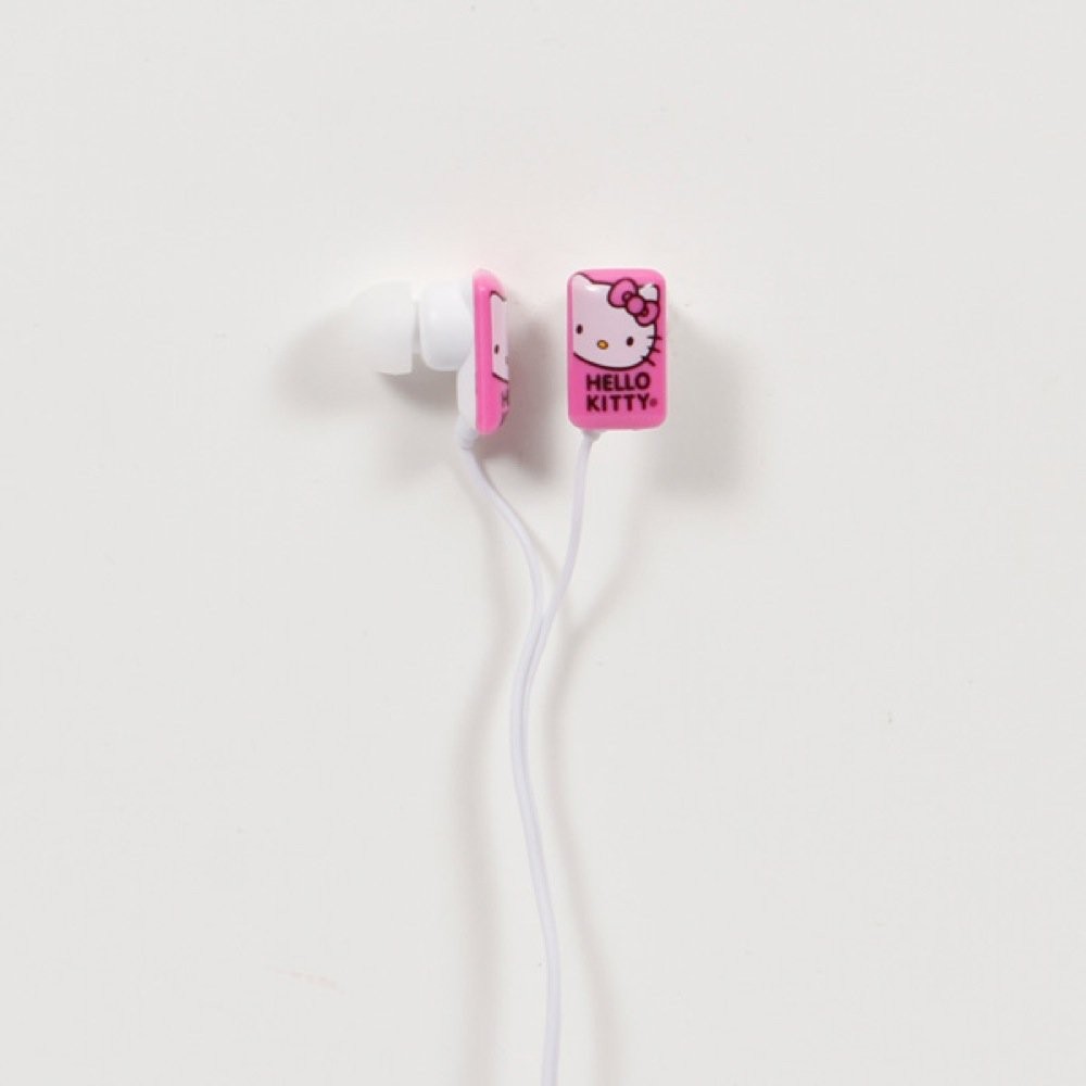 Hello Kitty Earbuds Pink Headphones Compatible with MP3 CD Players iPhones