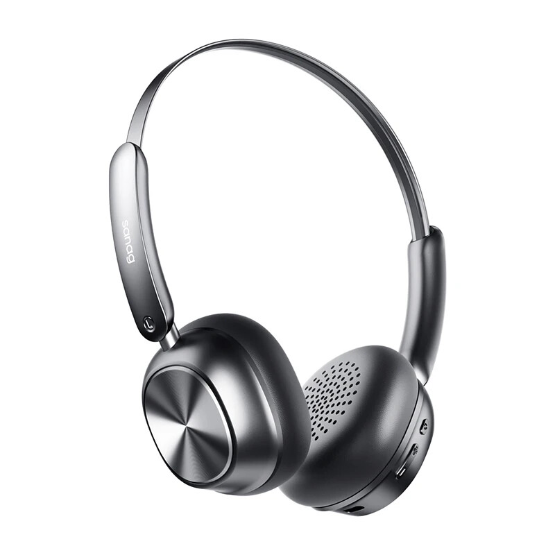 Sanag D20S Headphones Retro Bluetooth 5.4 Earbuds HiFi Noise Cancelling Headset