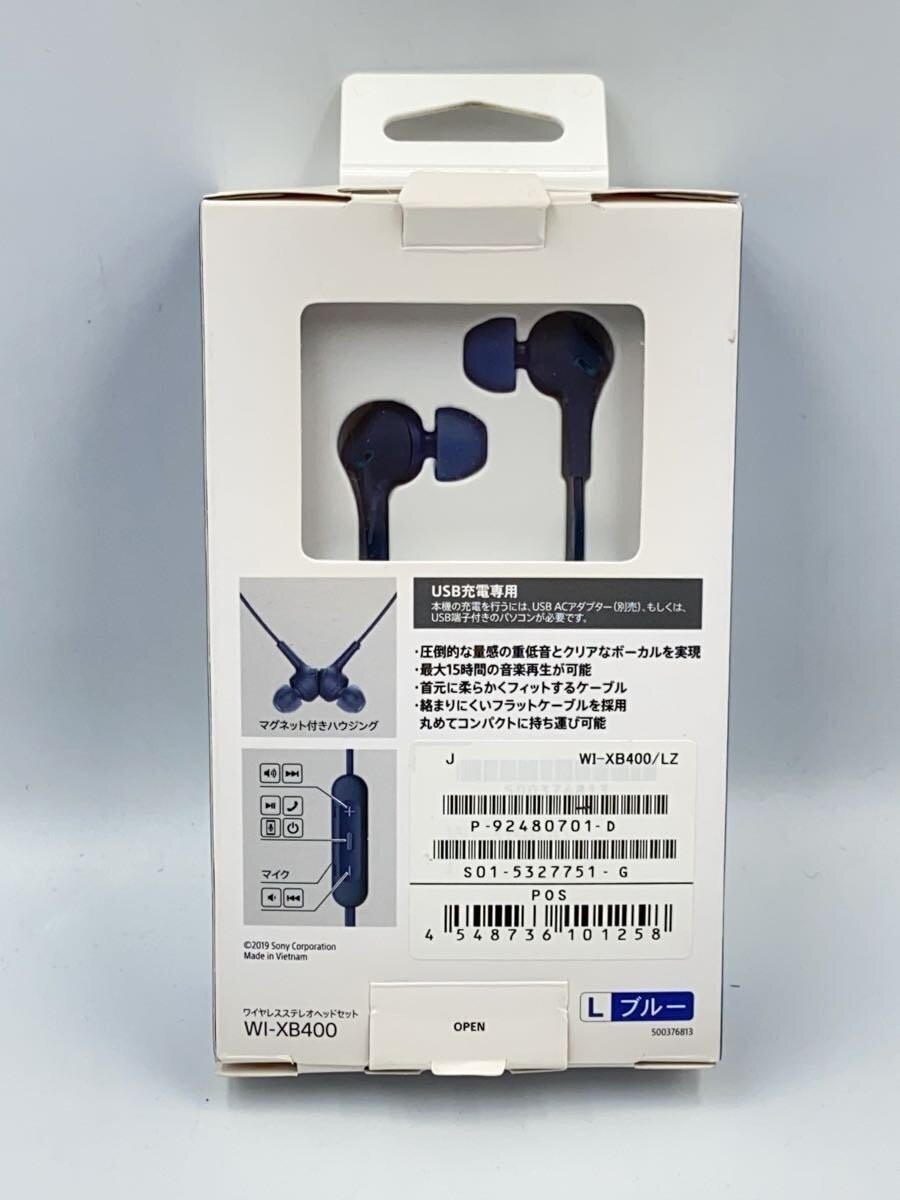 SONY Earphones Headphones WI XB400 (B) Black
