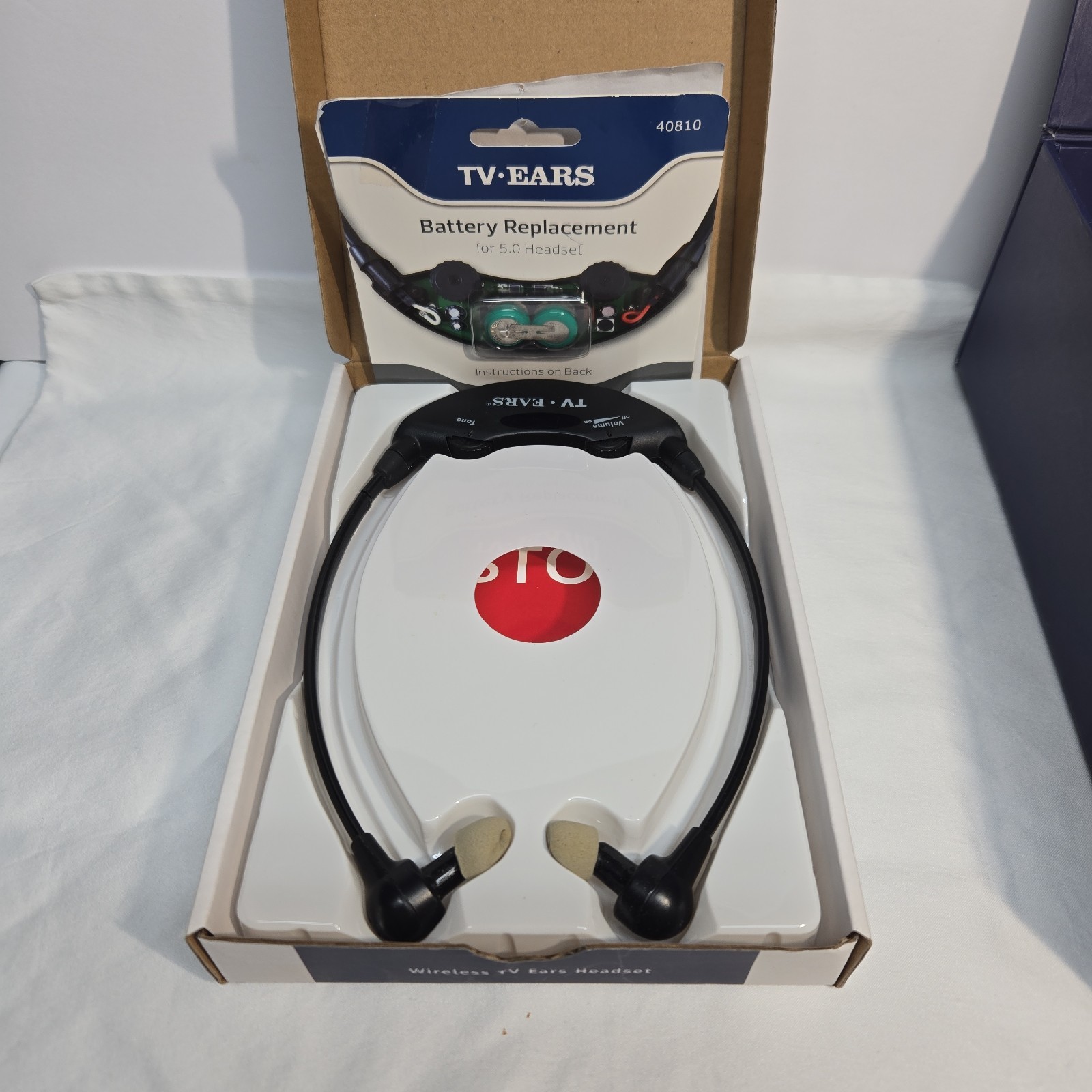TV·Ears 5.0 Wireless Headset And Dual Digital Transmitter Kit Original Box