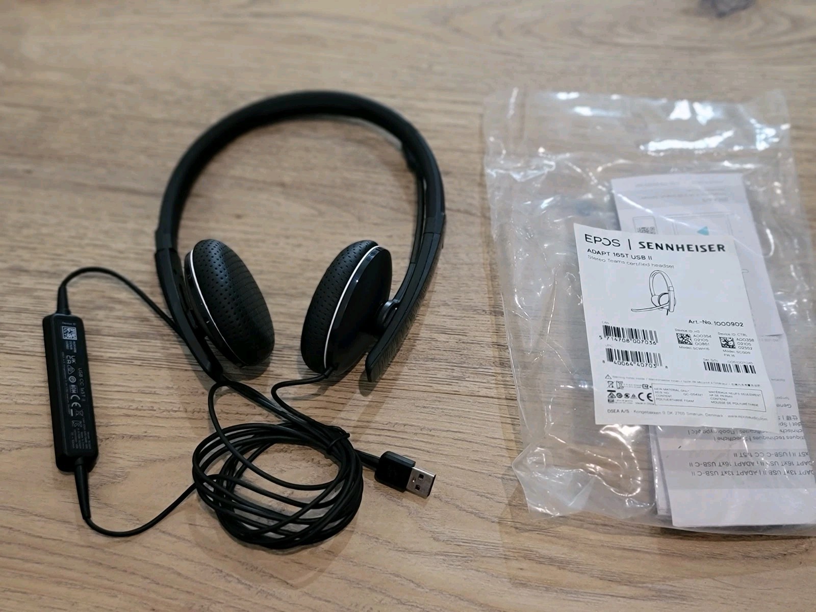 EPOS Sennheiser Adapt 165 USB II Stereo Optimized Headset OPEN BOX