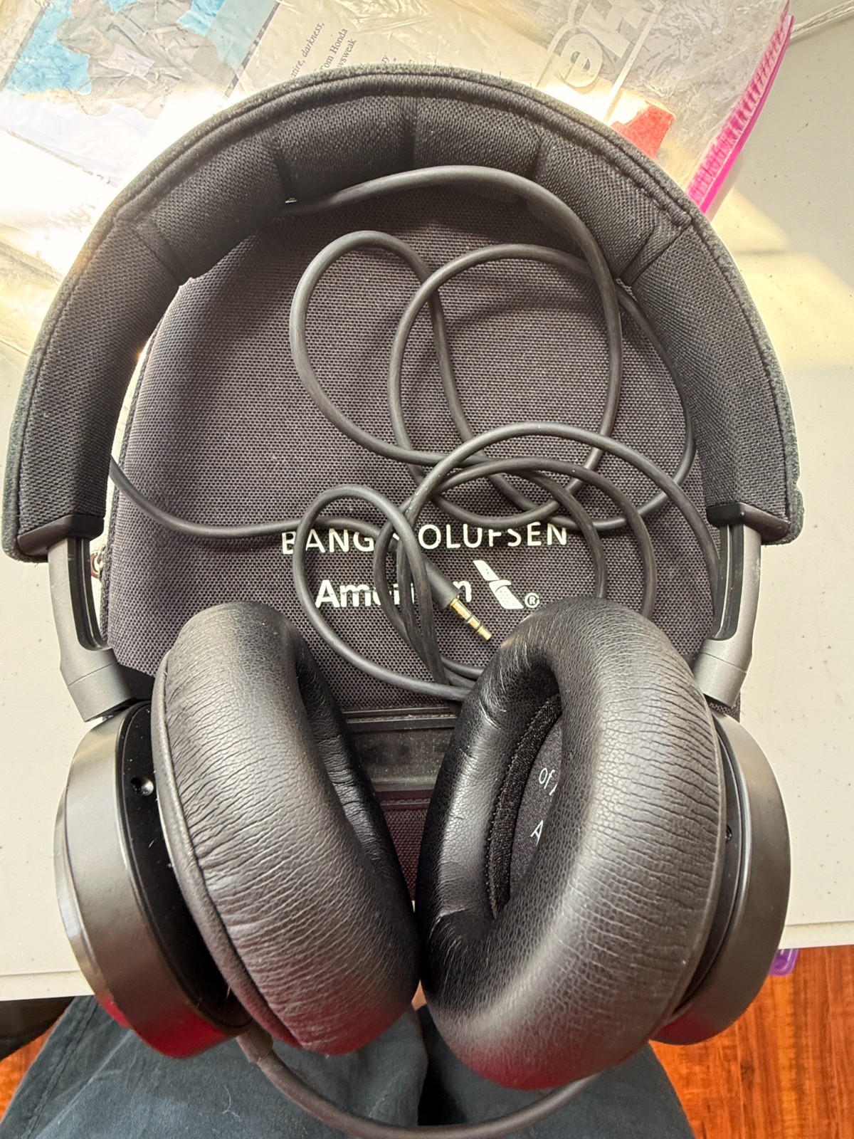 Bang & Olufsen American Airlines Noise Cancelling Headphones 1/4” w/ Case