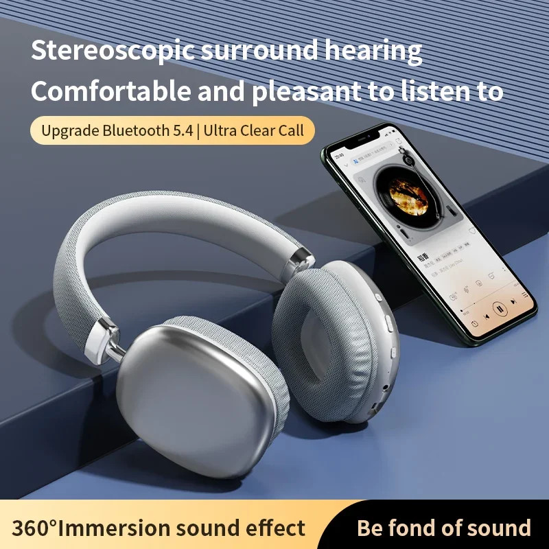 Bluetooth Air Max Wireless Over-Ear Stereo Surround Gaming Headset Earphones