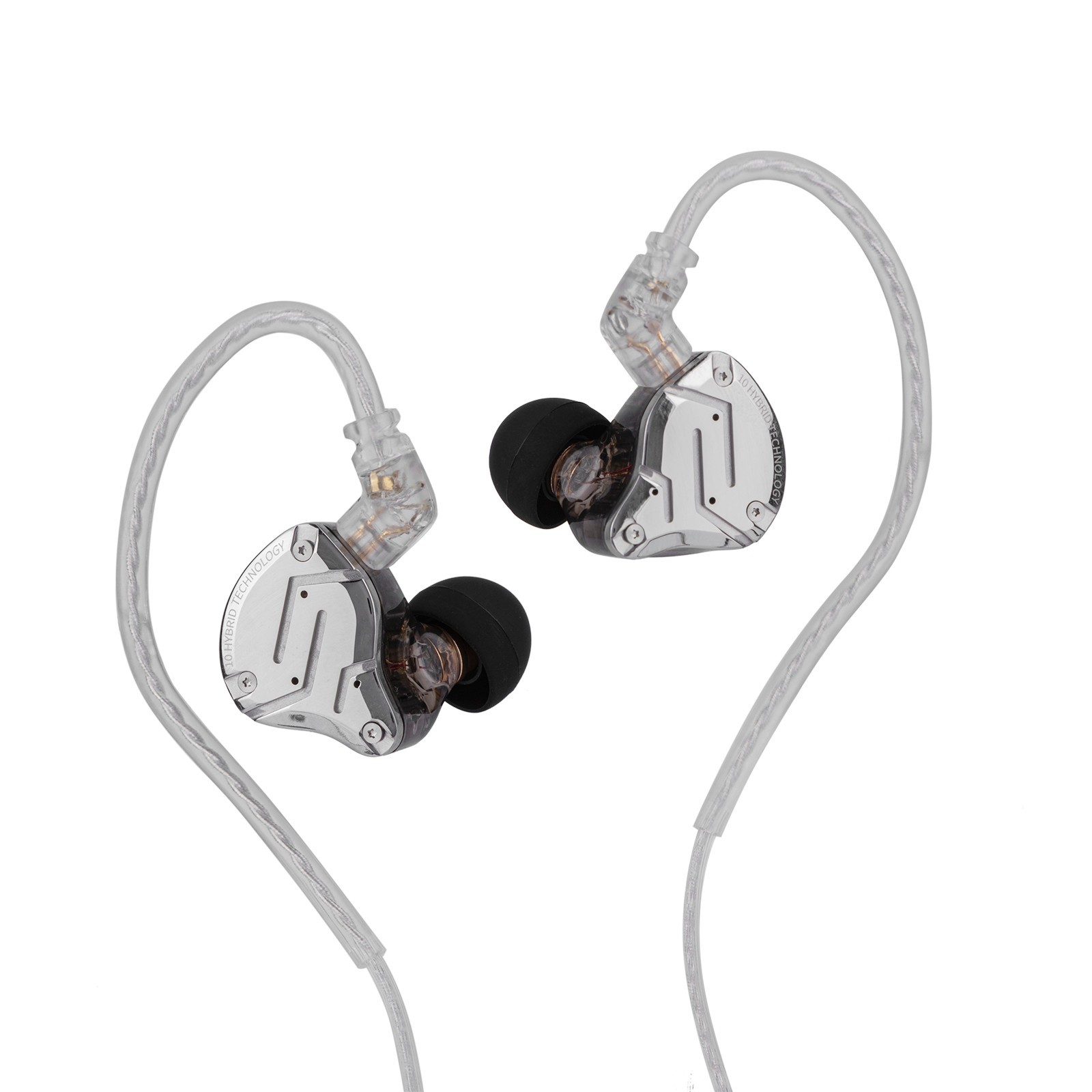 KZ ZS10 Pro Upgraded 4BA+1DD Hybrid Earphone with Detachable Cable