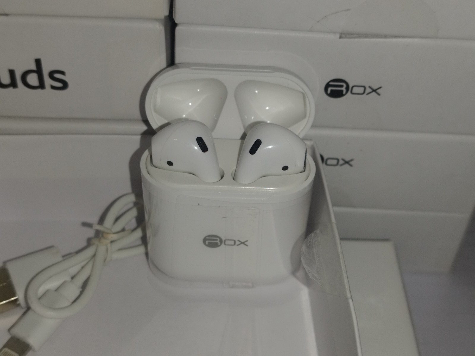 10x ROX RX12 Wireless Airbuds – White